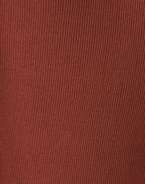 Stylish Burnt Orange Women's Knit Top for Various Occasions