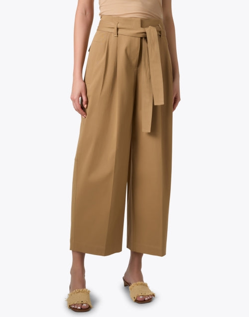 Tenoy Tan Men's Straight-Leg Belted Cotton Dress Pants