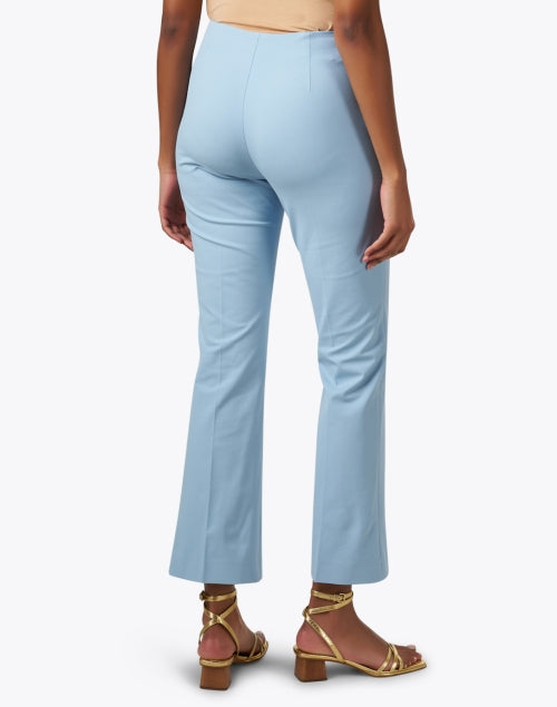 Piazza Sempione's Grace Blue Mid - rise Straight - leg Pull - on Trousers