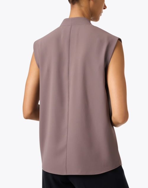 Letia Taupe Women's Sleeveless Chic Top