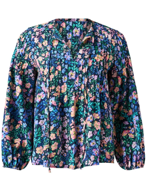 Shoshanna's Lara Blouse with Stunning Multi - Floral Print