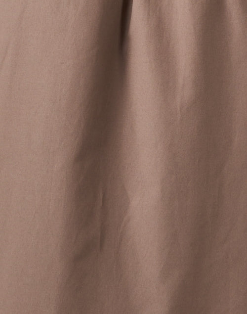 Stylish Mina Taupe Cotton Blend Midi Dress by Brochu Walker