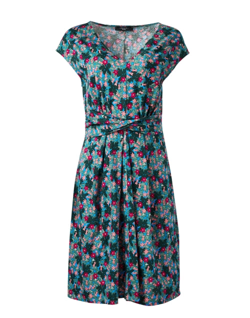 Vicino Colorful Multi - Floral Print Women's Cotton Dress