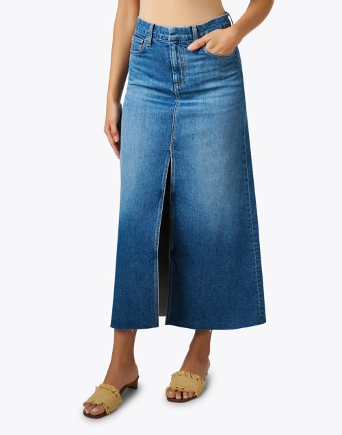 Stylish 100% Cotton A-Line Donny Brook Denim Skirt for Versatile Wear