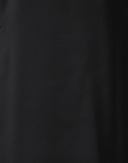 Stylish Black Dress with Elegant Lace Hem and Three - Quarter Sleeves