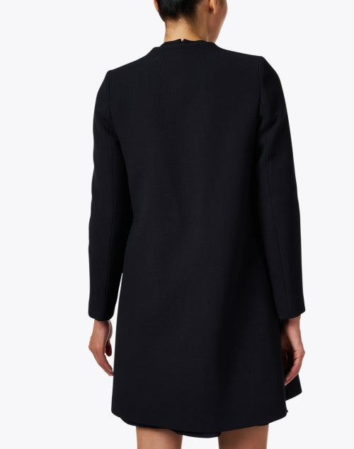 Navy-colored Redgrave Men's Woolen Overcoat for Classic English Style