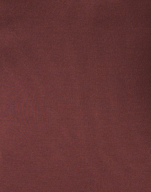 Maroon Colored Knitted Wrap Style Women's Top