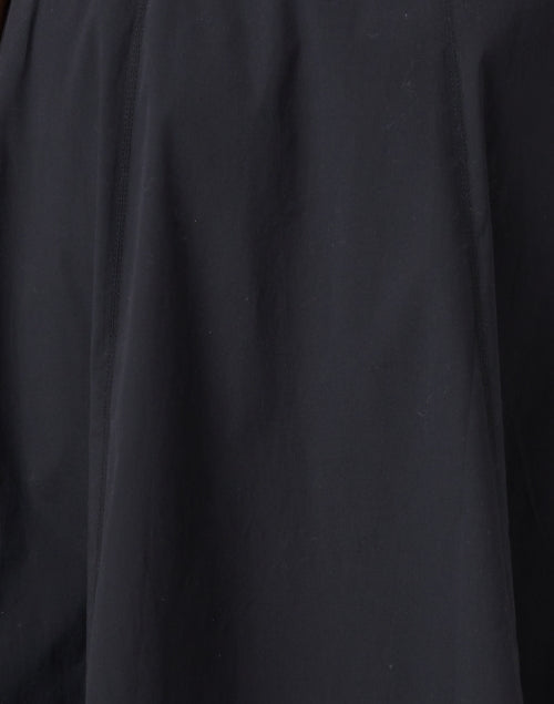 Stylish Black Cotton Facia Women's Skirt for a Modern Wardrobe