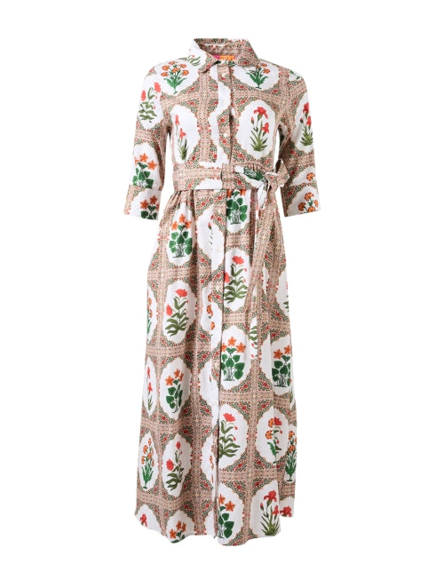 Vilagallo's Stylish Brenda Women's Multi Floral Print Cotton Summer Dress