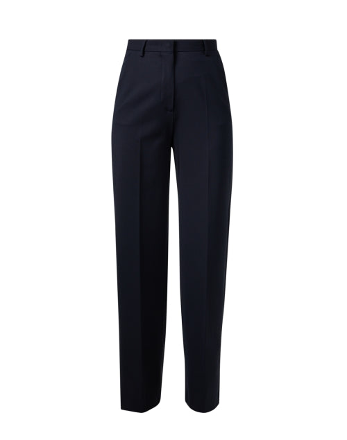 Navy Stretch Wide Leg Orbita Pants by Weekend Max Mara