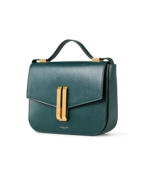 Stylish Vancouver Forest Green Leather Women's Crossbody Handbag