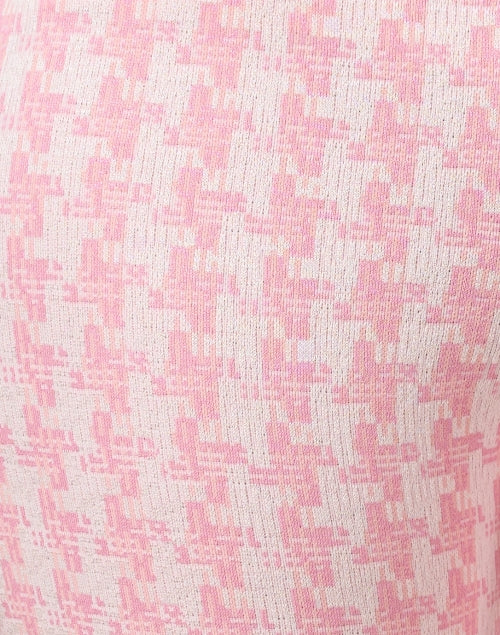 Stylish Leo Pink Printed Pull-On Cropped Flared Pants for All-Day Wear