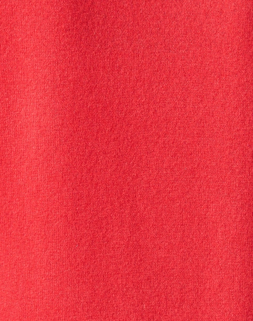 Stunning Red Short Sleeve 100% Cashmere Sweater for Women