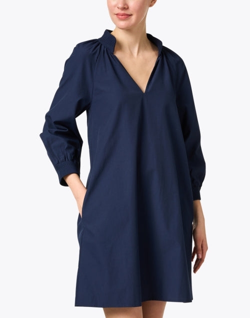 Navy Blue Amaia Women's Shift Dress for Effortless Style