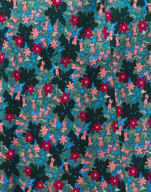 Vicino Colorful Multi - Floral Print Women's Cotton Dress