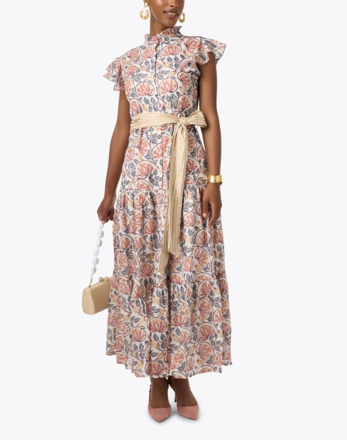 Stylish Montenegro Floral Print Women's Summer Dress