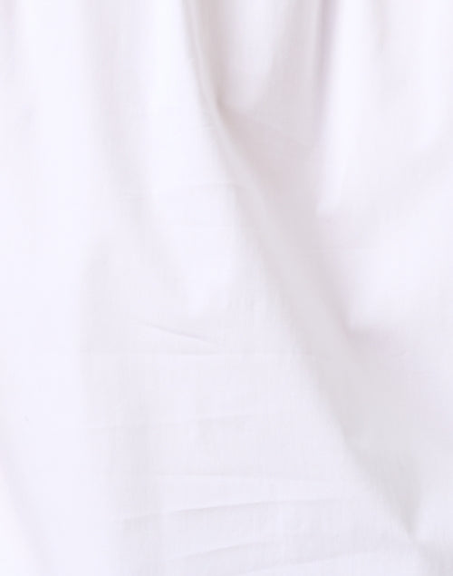 Stylish Olympia Women's White Stretch Cotton Blouse for Transitional Wear