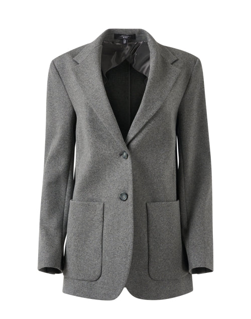 Stylish Weekend Max Mara Campale Double - Button Grey Blazer