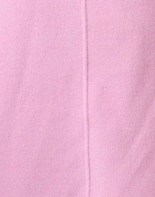 Charming Pink Wool Blend Wrap Civada Coat for Women