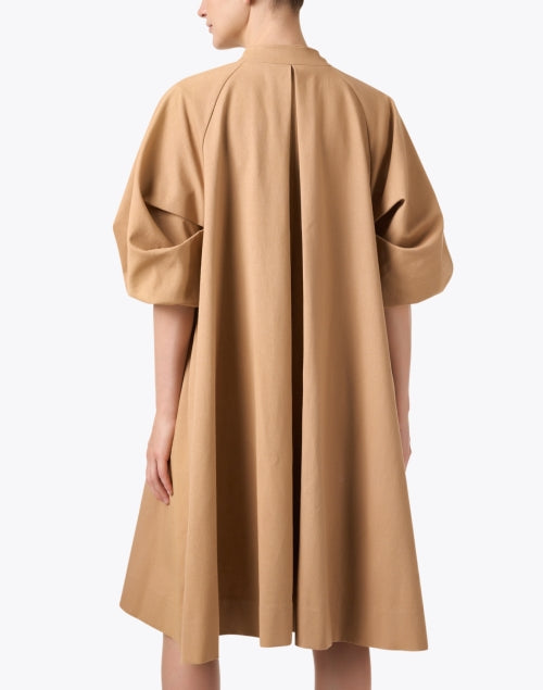 Stylish 100% Cotton Josephine Tan Oversized Duster Coat
