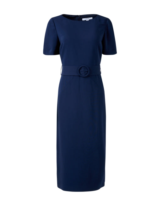 LK Bennett Navy Klaudia Women's Formal Sheath Dress