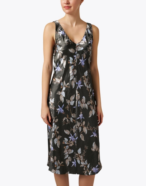 Eden Brand Multi - Patterned Satin Women's Evening Dress