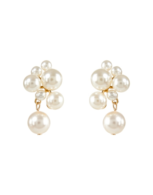 Jennifer Behr's Exquisite Perlita Pearl Cluster Drop Earrings for All Occasions