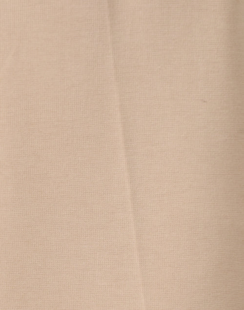 Devon Tan Ponte Stretch Pull - On Straight - Leg Women's Trousers