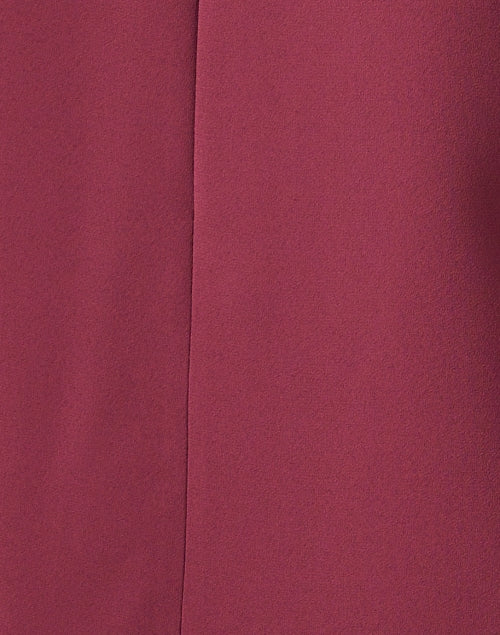 Ruoda Women's Red Mini Shift Dress with Scalloped Trim