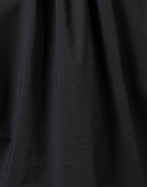 Fiona Women's Black Smooth Poplin Button - Down Shirt