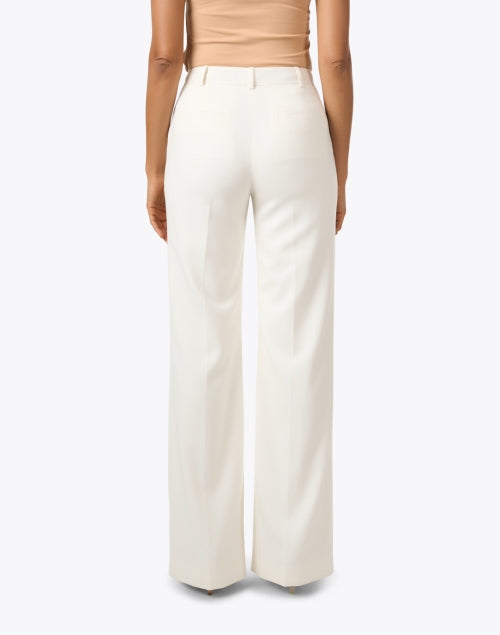 Elegant Misty Ivory Wide - Leg Slim - Fit Pants for Stylish Outfits
