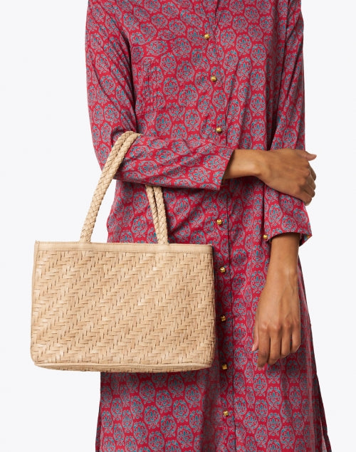 Ella Caramel-Colored Leather Ladies' Shoulder Day Bag
