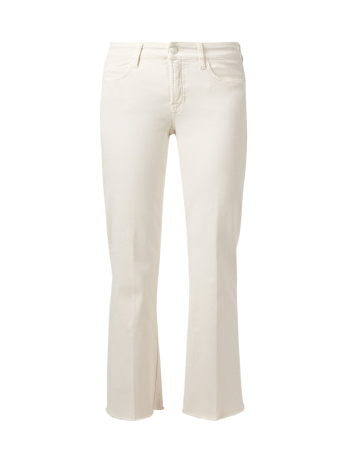 Stylish Ivory Stretch Flare Francesca Jeans for On - the - Go Women