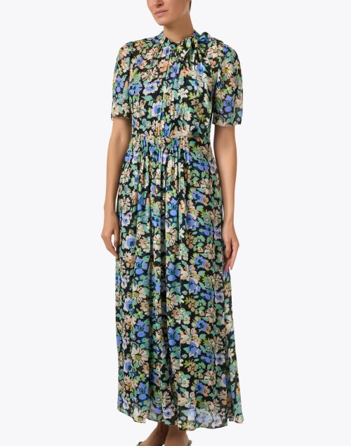 Thelma Women's Multi Floral Printed A-Line Dress