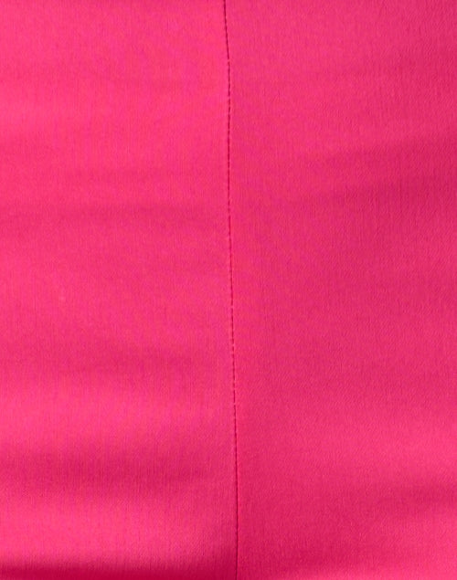 Equestrian's Stylish Fuchsia Mid - Rise Stretch Pull - On Pants