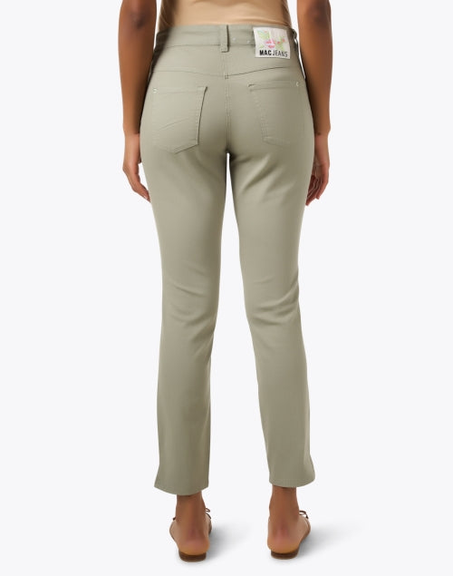 Soft and Stretchy Dreamy Green Slim-Fit Stretch Jeans
