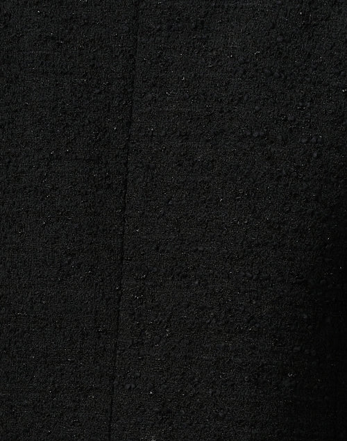 Stylish Black Metallic Tweed Men's Jacket with Gold Accents