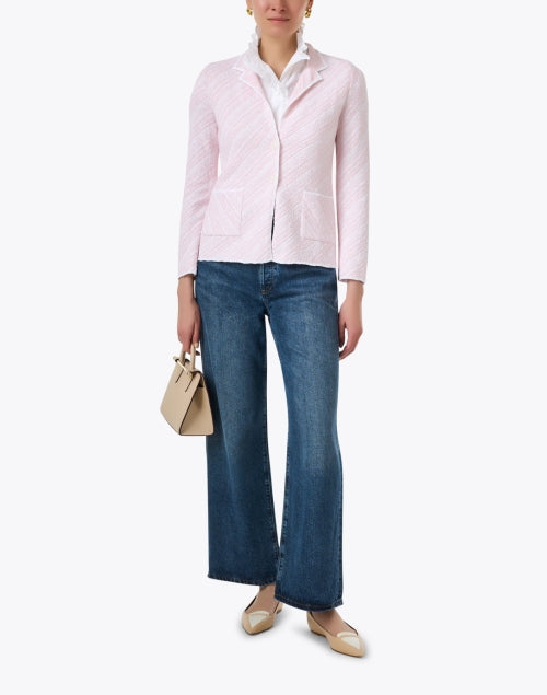 Stylish Amina Rubinacci Santos Pink Women's Fashion Jacket