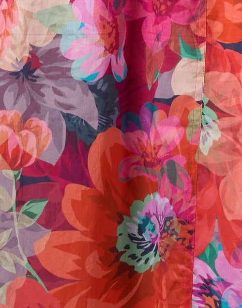 Celia Tropical Multi - Printed Cotton Women's Dress for Various Events