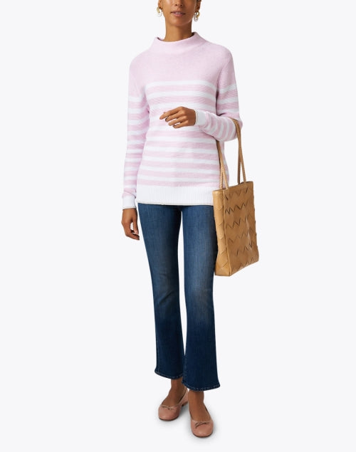 The Classic Blue Stretch High - Waist Ankle - Length Hustler Style Denim Jeans