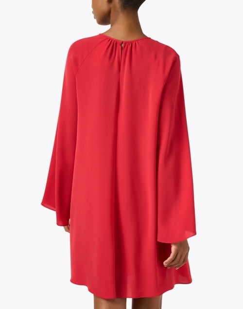 Stunning Madia Red Max Mara Studio Shift Dress with Bell Sleeves