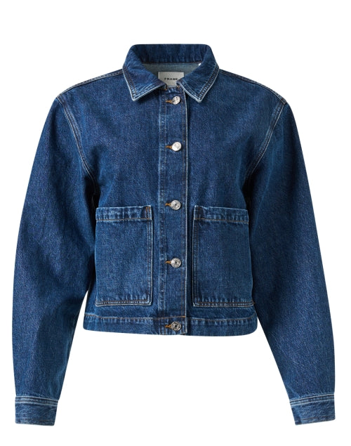 Stylish Patch Pocket Denim Jacket for a Fashionable Look