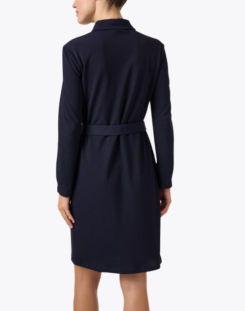 Navy Blue Dorema Women's Mini Dress by Max Mara Leisure