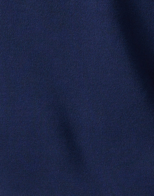 Navy and White Knitted Cardigan-style Jacket for Comfortable Wear