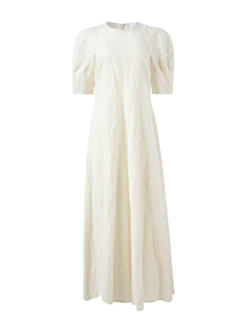 Apiece Apart's Exquisite Bettina Cream Crinkled Cotton Blend A-Line Dress