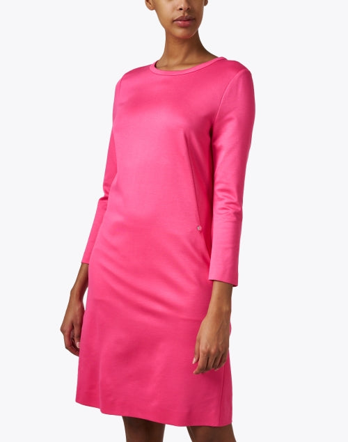 Marc Cain's Feminine Pink Sheath Dress for Weekday Wear