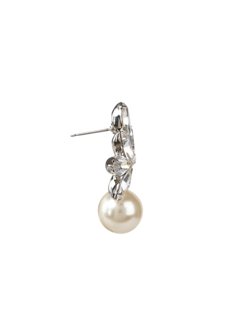 Liza Exquisite Crystal and Baroque Glass Pearl Earrings - A Stunning Jewelry Piece
