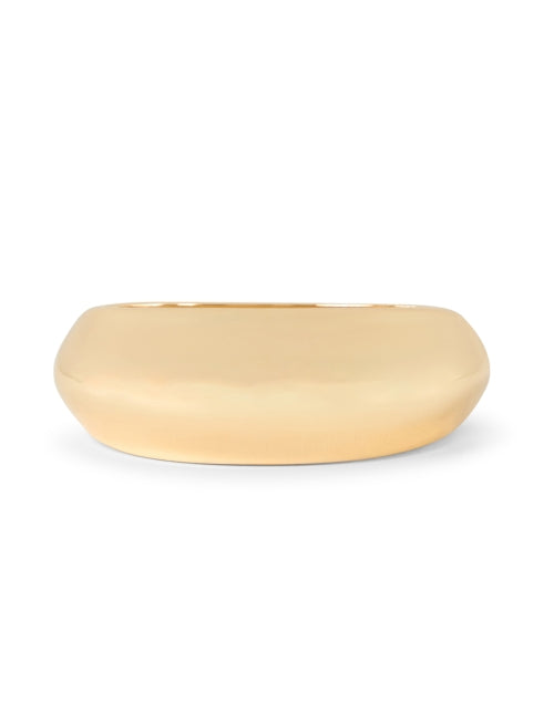 Exquisite Handmade Gold - Plated Brass Bangle Bracelet