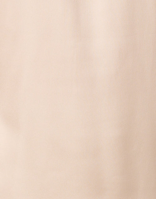 Elegant Mila Beige Stretch Silk Georgette Women's Blouse