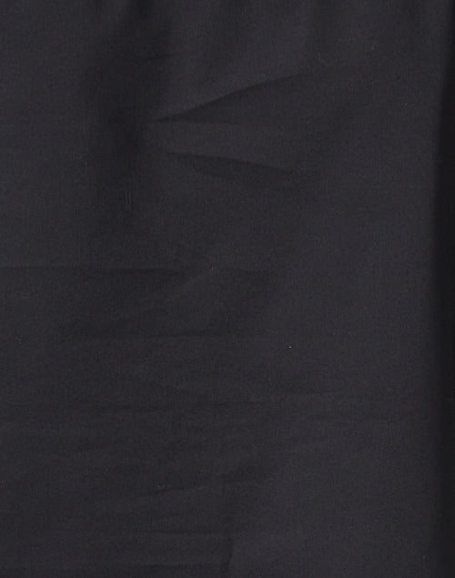Angelina Women's Black Cotton Blend Puff Sleeve Shirt Blouse